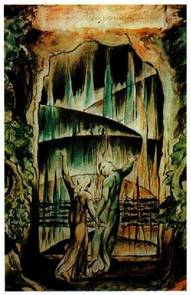 William Blake: �Dante eta Virgilio infernuko atean�.<br><br>